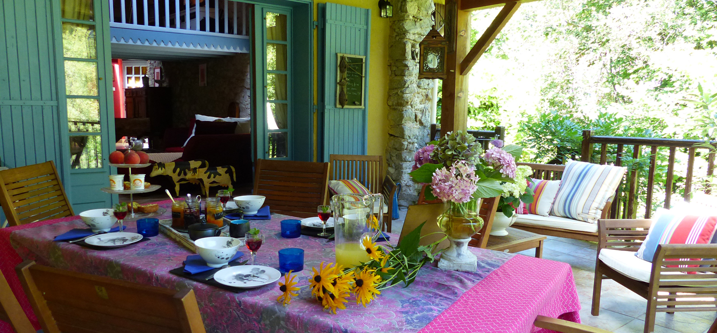 petit dej terrasse